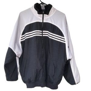 Vintage ADIDAS Men' black 3D logo back reversible Size large